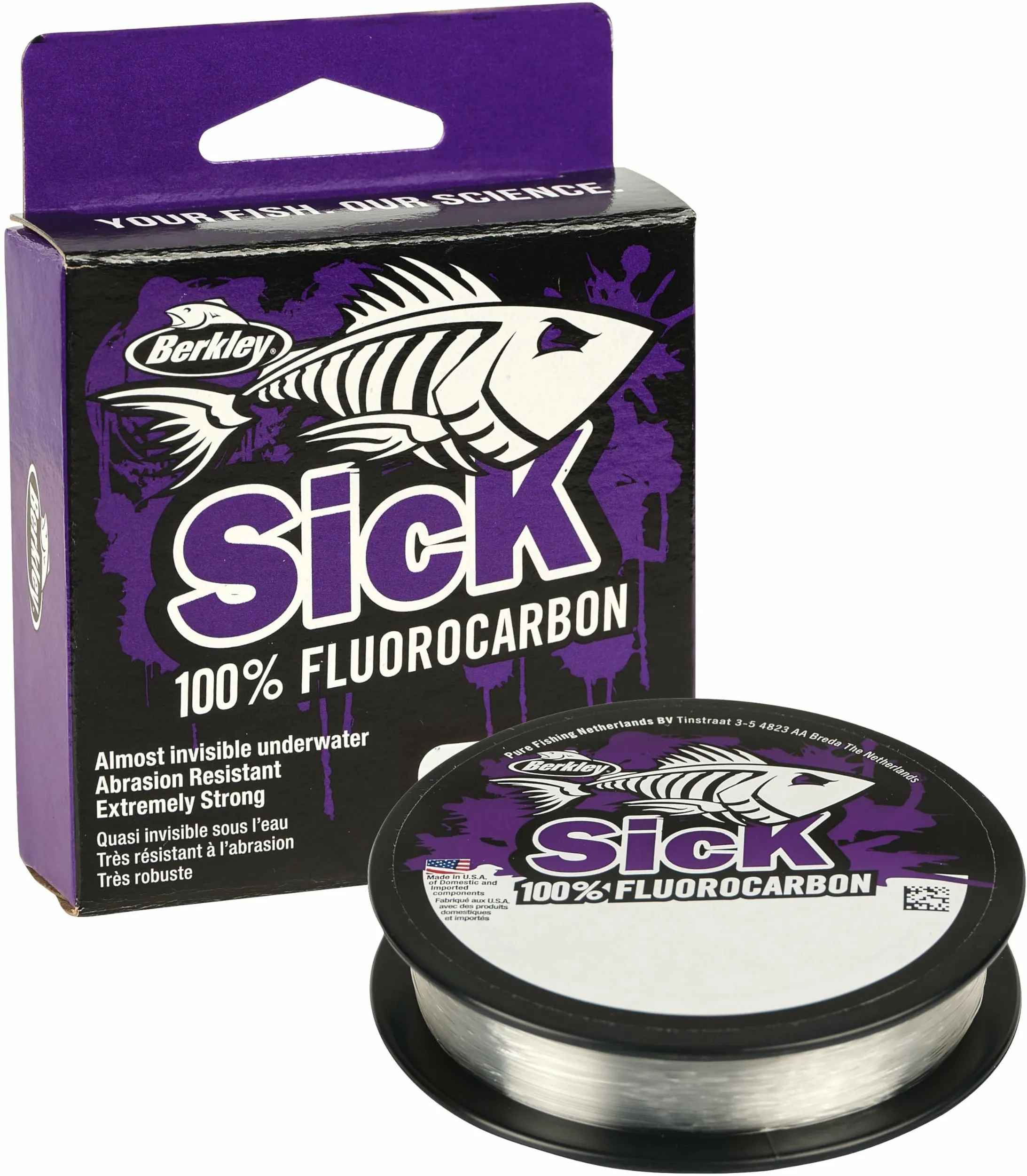 UnsichtbarFC Fluorocarbon-Vorfach 50m – Nahezu unsichtbares Raubfisch-Vorfachmaterial